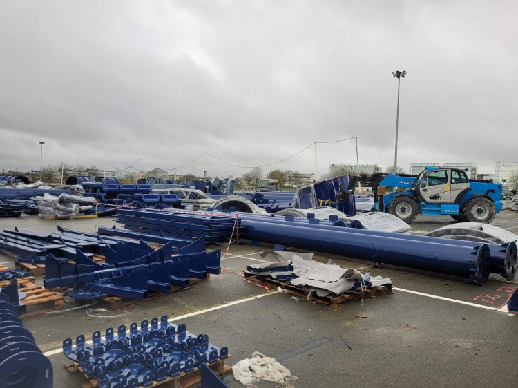 chantier montage Aquascope Edsun