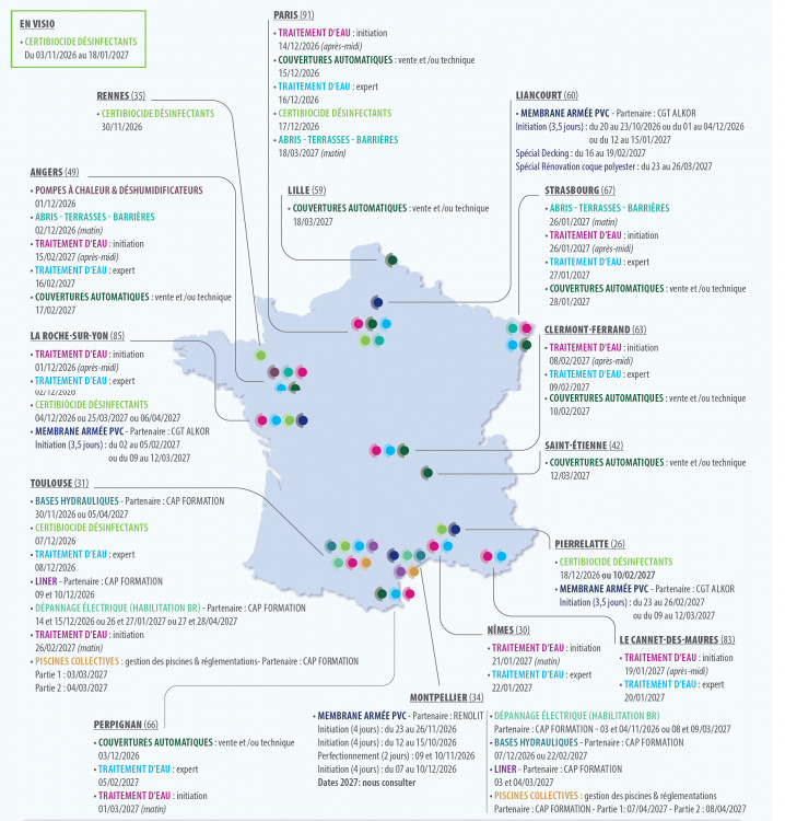 carte de France FLUIDRA PRO Academy 2026-2027 carte de France FLUIDRA PRO Academy 2026-2027