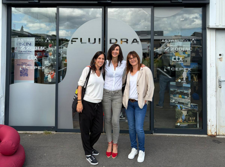 Emmanuelle Fardin, Sophie Gonzalez et Karine Astorg RVPO Clermont Ferrand Fluidra PRO Center