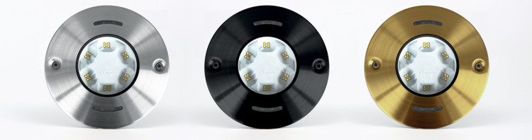 New fluvo® finishes: stainless steel, black and metallic gold