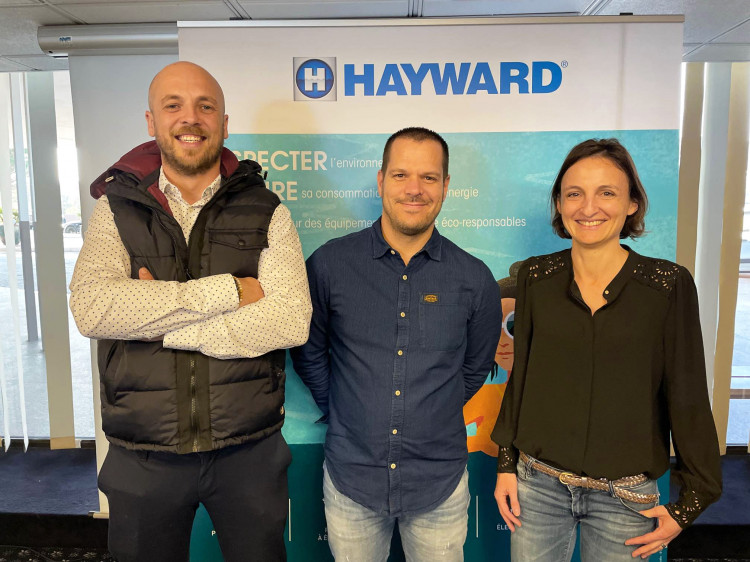 Rémy Reith, Julien Pisaneschi et Emilie Chavet Roadshow Hayward 2023