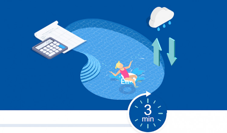 calculateur des usages d'eau de la piscine FPP
