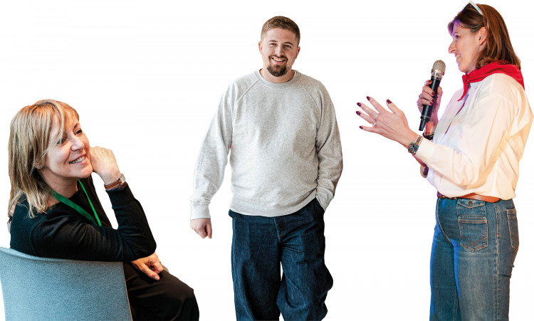 Romina Chave, Lucas et Nathalie Romero Romina Chave, Lucas et Nathalie Romero