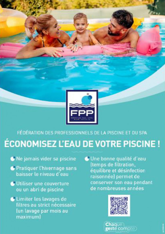 Campagne d'information de la FPP économie eau