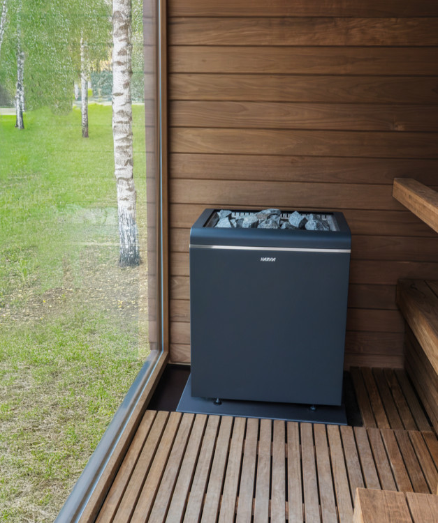 Poêle Harvia conçu pour le sauna à hydrogène