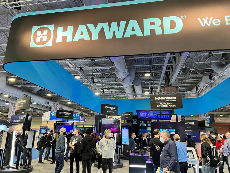 Stand Hayward Pool & Spa Show 2022 ©EuroSpaPoolNews