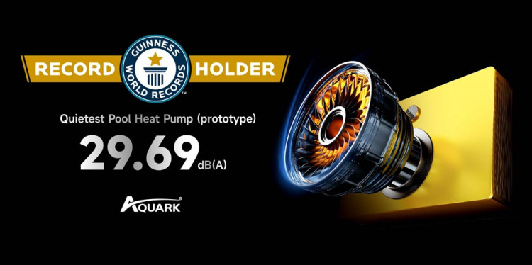 Aquark's Mr. Silence Bio, the quietest pool heat pump