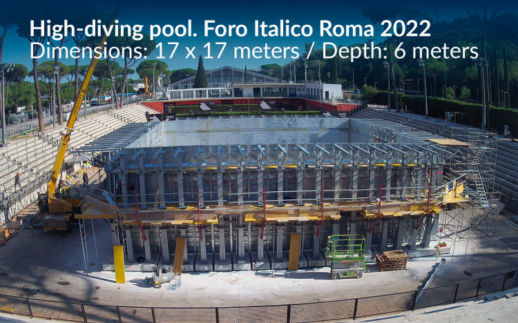 AstralPool High-diving pool at Foro Italico