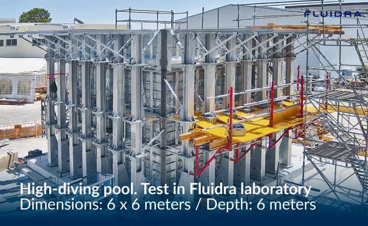 High-Diving Pool at Fluidra Laboratory