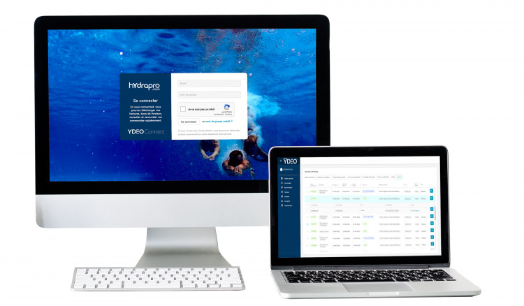 Nouvelle interface web YDEO CONNECT d'Hydrapro