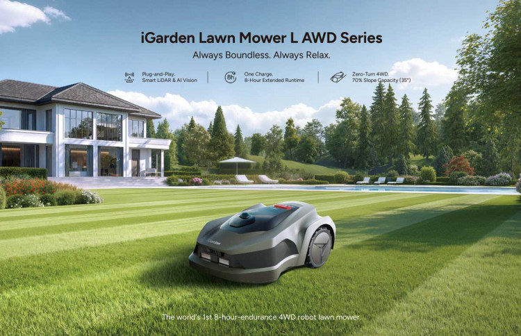 The iGarden Lawn Mower L AWD Series