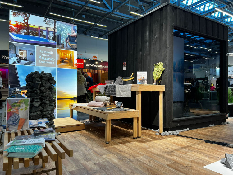 Authentic Finnish Sauna Experience Sauna From Finland stand interbad 2022