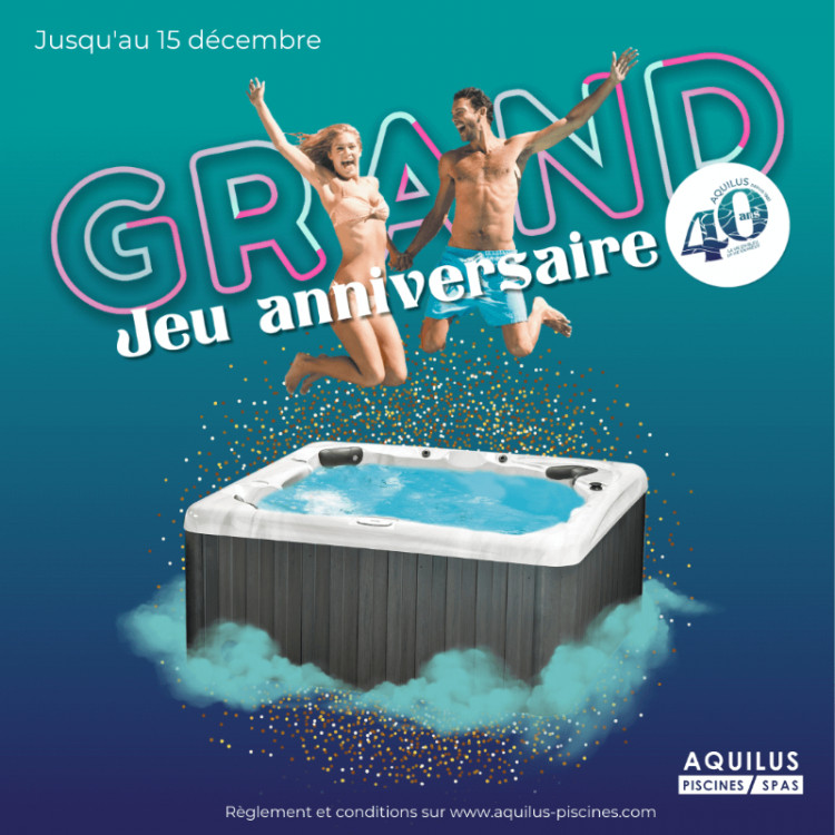 Grand jeu anniversaire pour fêter les 40 ans d'Aquilus