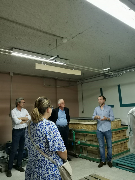 Visite des locaux Le Local Piscine juin 2023