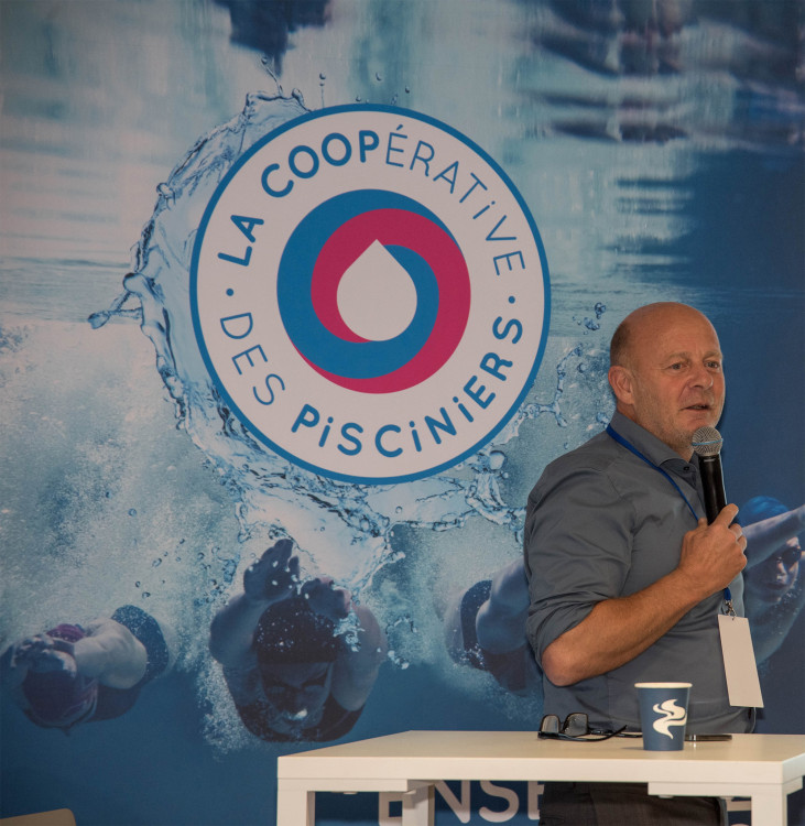 Michel Houel Président de La Coopérative des Pisciniers