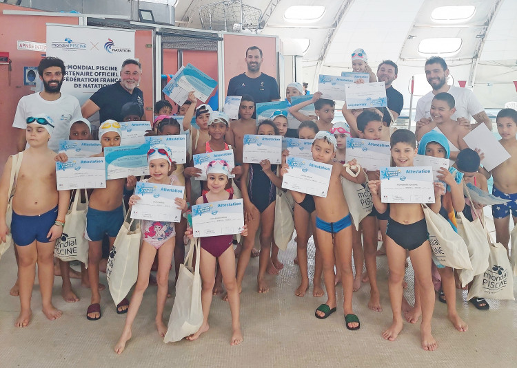 Mondial Piscine et la Fédération Française de Natation pour lutter contre les noyades auprès des plus jeunes enfants