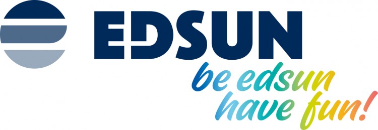 logo 2019 edsun bleu be edsun have fun bleu et orange