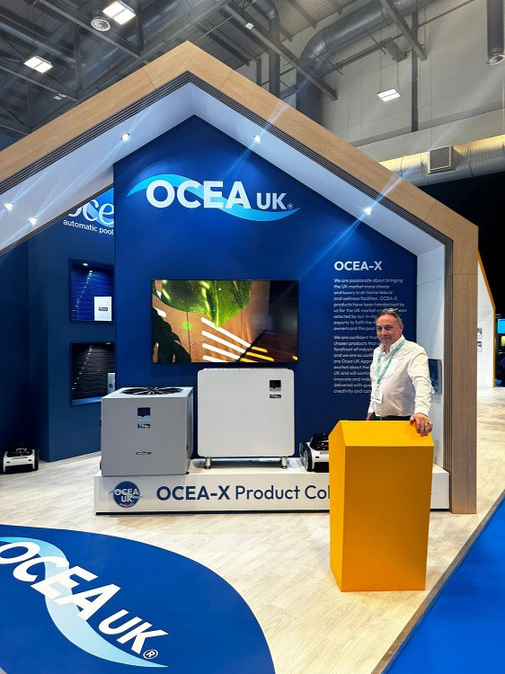 Alan Thorne at SPATEX 2024 Ocea UK stand