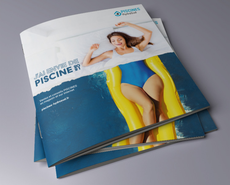 Outils communication pour adhérents réseau pisciniers indépendants Catalogues Piscines HydroSud 