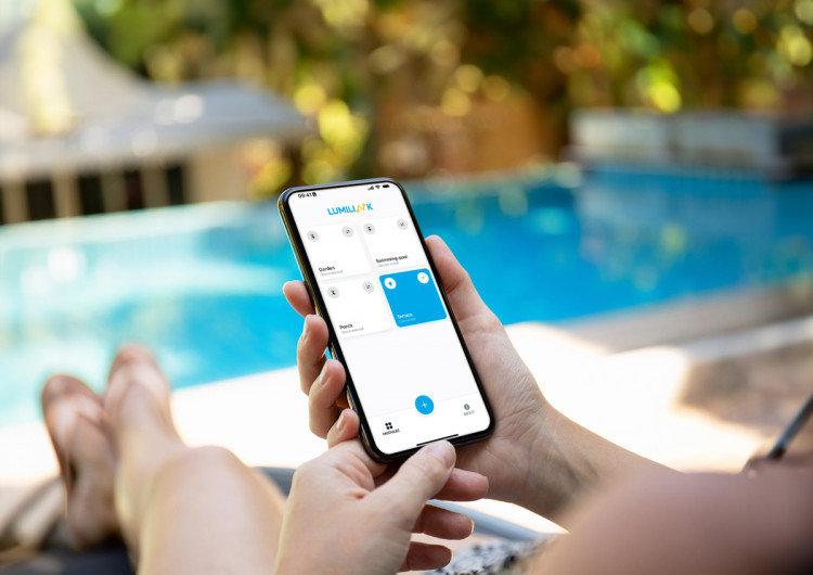 Piloter éclairage piscine application Lumilink by SeMaid