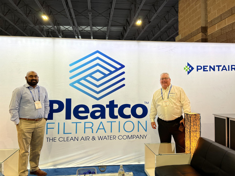 Pleatco stand Pool&Spa Show ©EuroSpaPoolNews 2022