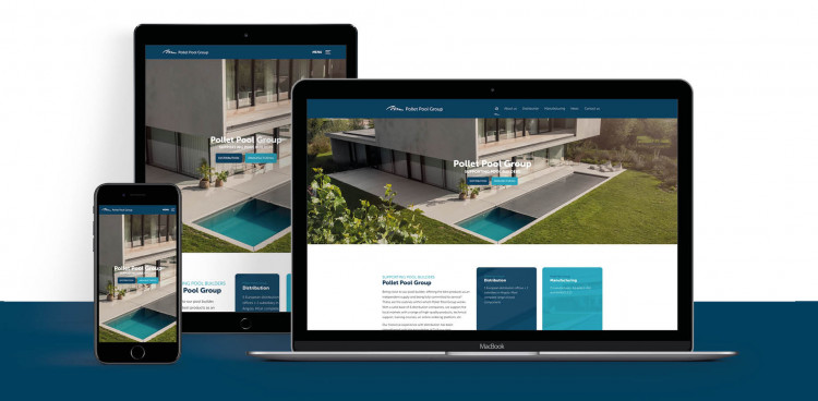 New website of pollet pool group www.polletpoolgroup.eu