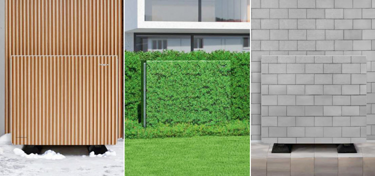 solutions d'habillage pour les pompes à chaleur résidentielles.