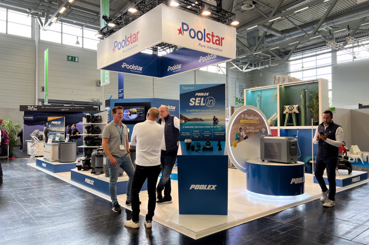 Poolstar stand at aquanale 2023