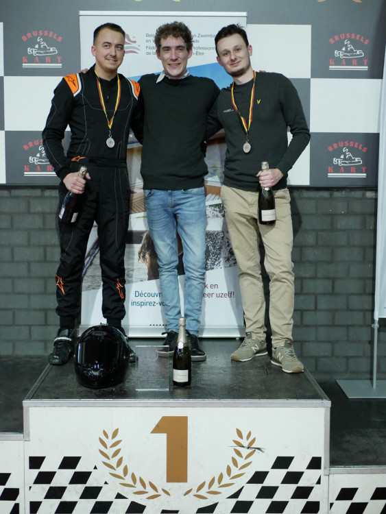 Vainqueurs de la course de karting 