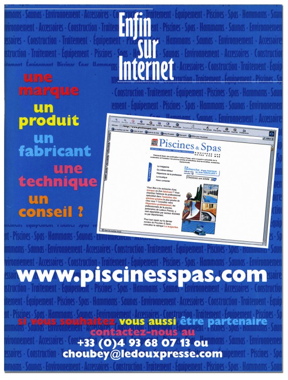 Annonce partenariat Piscinesspa.com 