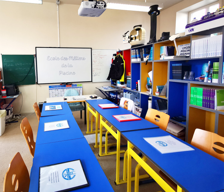 Salle de cours Lycée de Rignac 