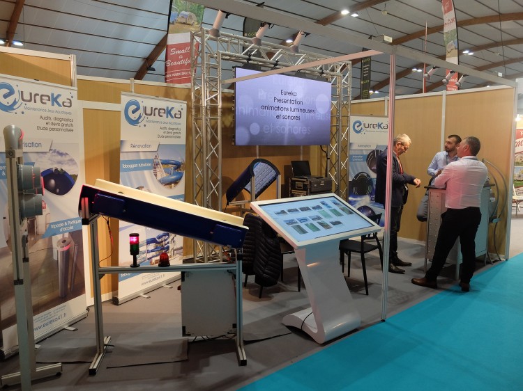 stand Eureka sur le salon Atlantica2019