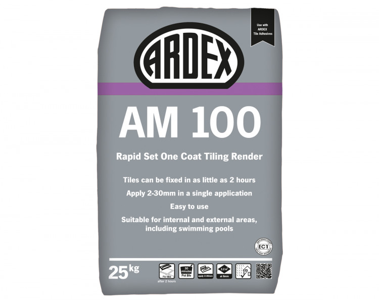 ARDEX AM 100 one-coat render