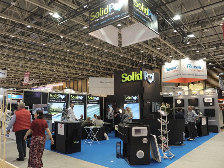 Stand SolidPool Salon Piscine Global Europe 2018