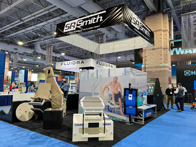SR Smith stand Pool&Spa Show SR Smith stand Pool&Spa Show ©EuroSpaPoolNews 2022