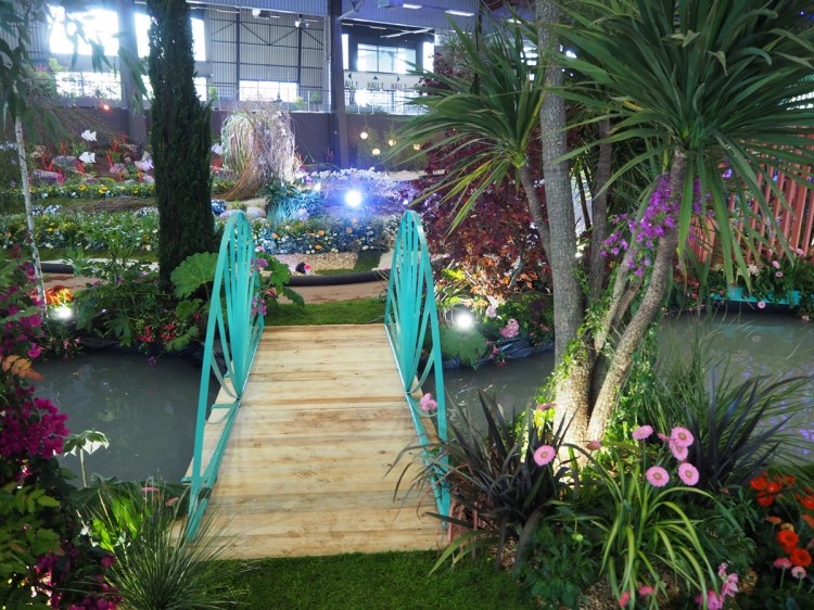 Pont Stand entreprise Févriéro au 12e Floralies Internationales de Nantes