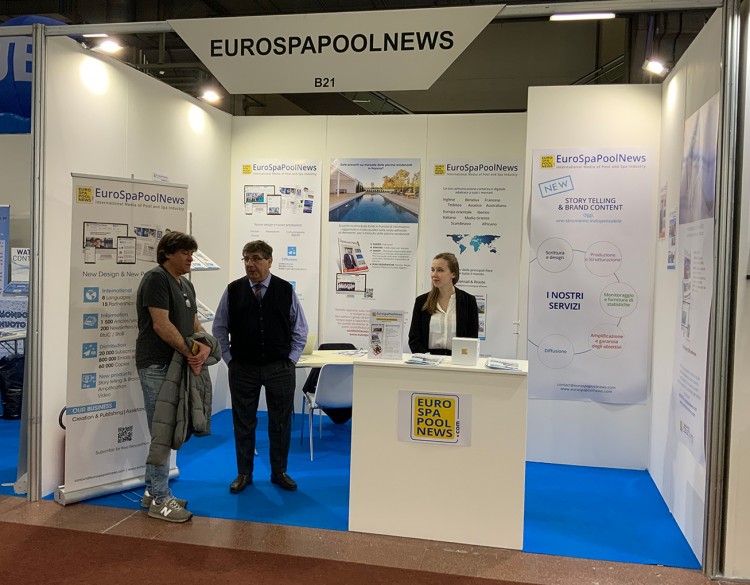 Stand EuroSpaPoolNews giornale Special ITALY ForumPiscine 2020