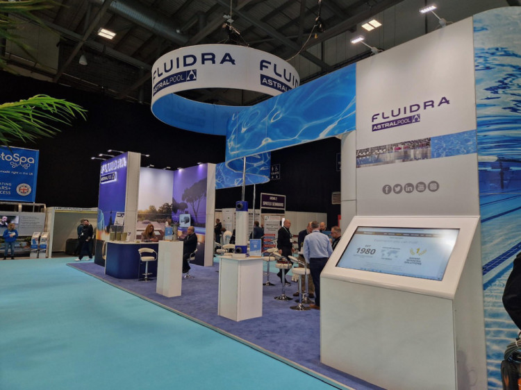 Fluidra stand Spatex 2023