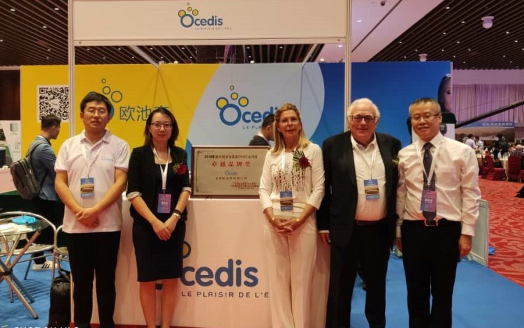 Stand ocedis Convention annuelle des pisciniers chinois chouraqui marcelleau ren