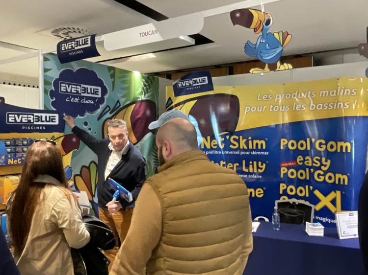 Stand de Toucan au Congrès Annuel d'Everblue Piscines