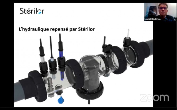 Vases d'électrolyse Stérilor présentées à Piscine Connect