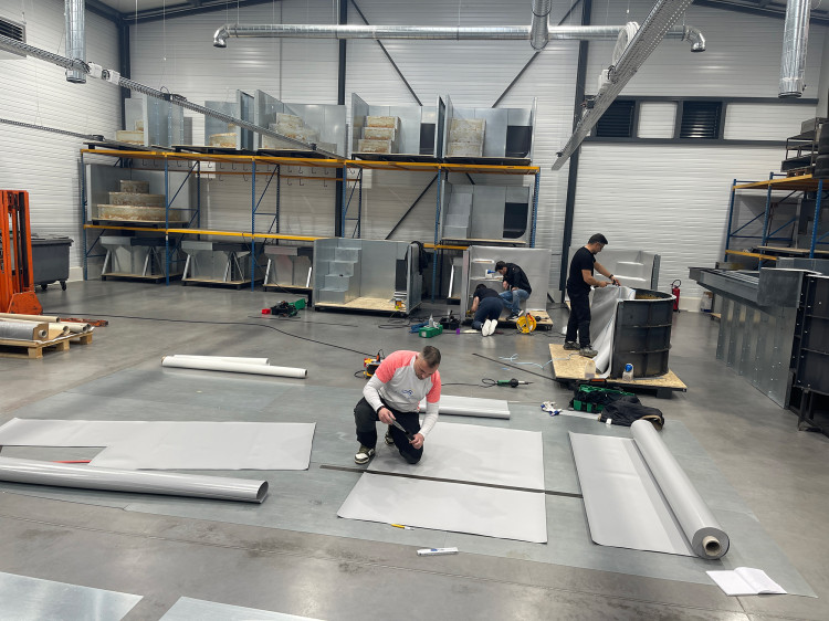 ST Formation Pose et soudure de membrane armée piscine