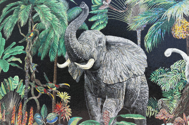 Elephant in mosaic SICIS