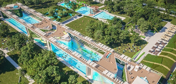 parque acuático Debrecen Nagyerdei Strand fluidra Hungria