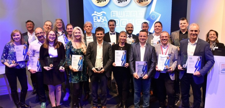 Les vainqueurs EUSA 2019 piscines spas europe