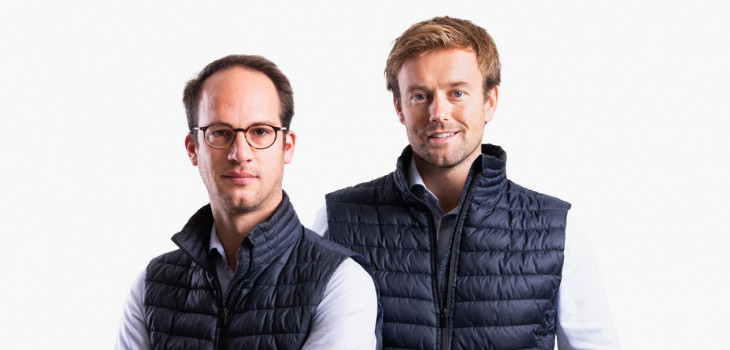 Guillaume de Troostembergh et Edmond de Fabribeckers, les deux directeurs du nouveau groupe piscine 