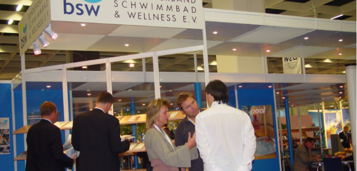 Le stand de bsw à aquanale 2005 Cologne