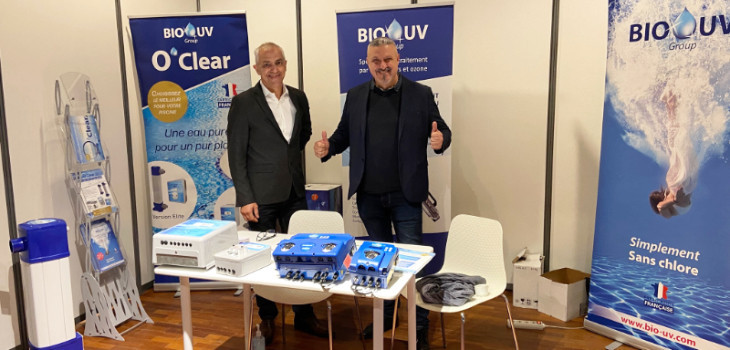 équipe commerciale BIO-UV Group  aux Assises de la piscine