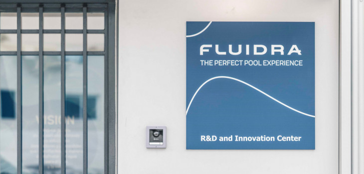 Entrée du centre R&D&I EMEA de Fluidra en Catalogne