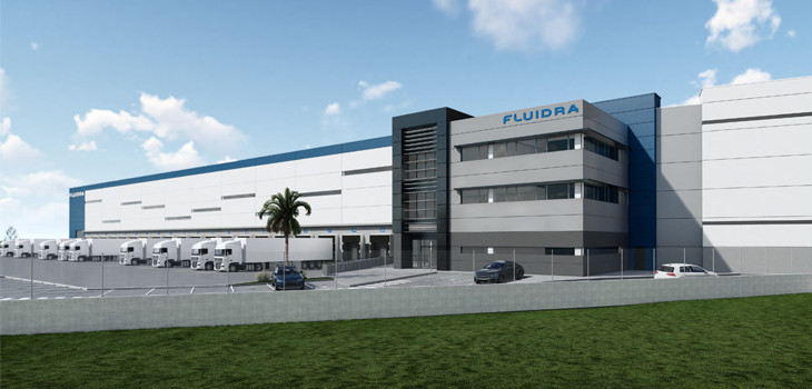 New distribution warehouse of Fluidra